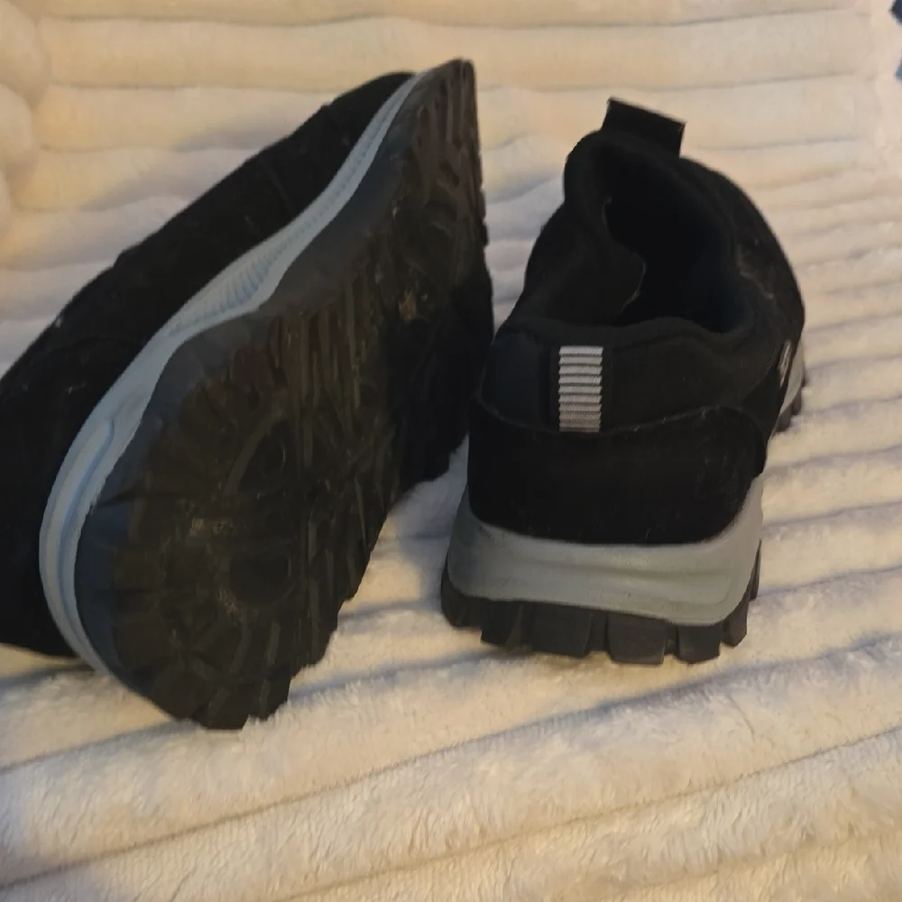 Outdoor Black and Gray Men's Slip-On Sneakers